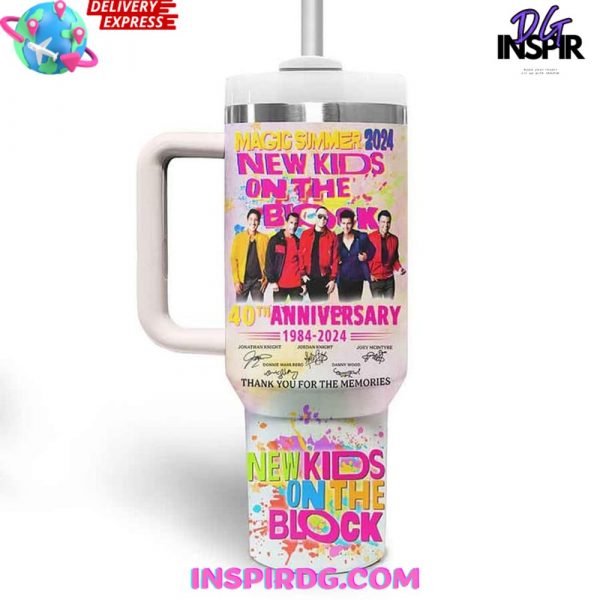 New Kids On The Block 40th Anniversary Stanley Tumbler Cup