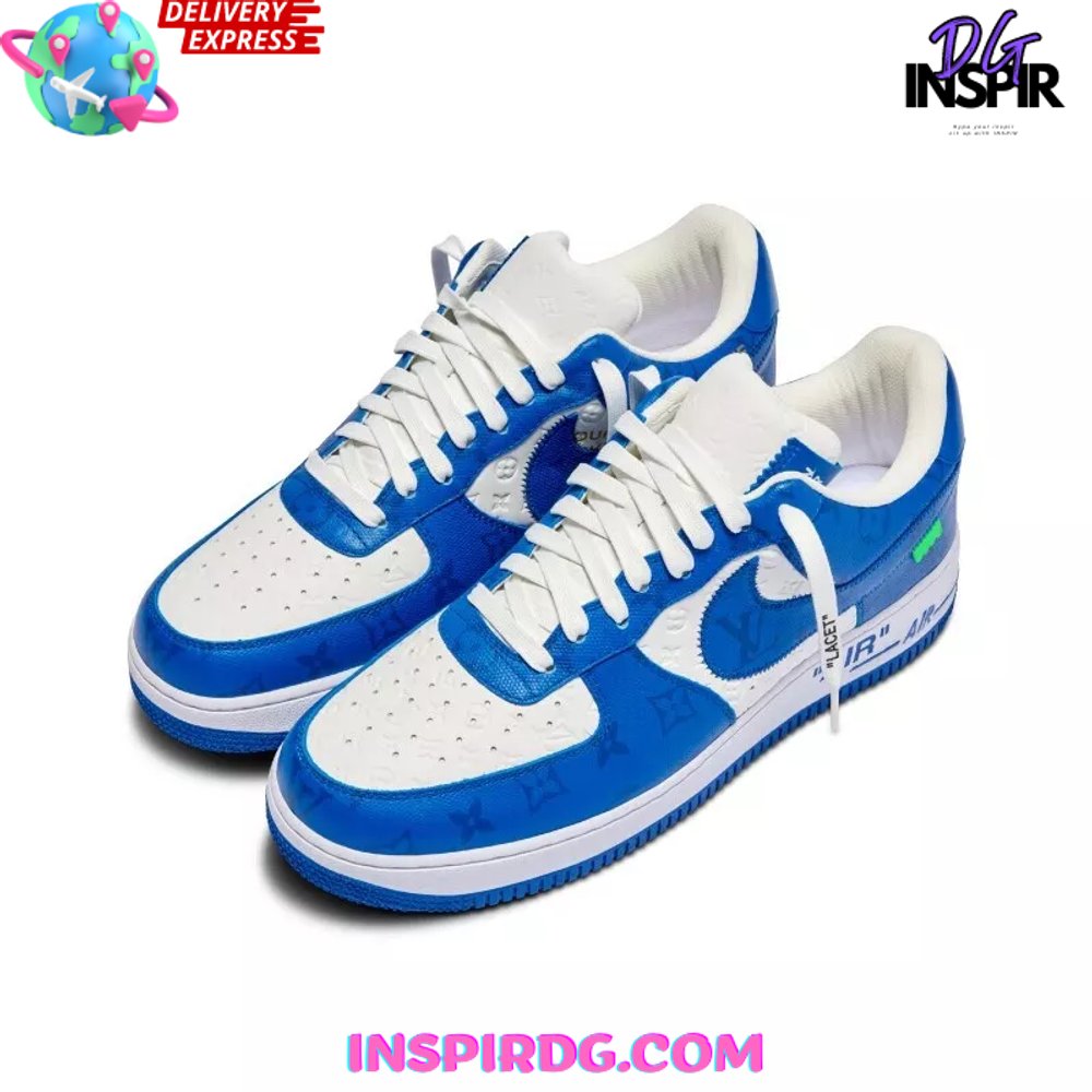 Air force one shoes blue online