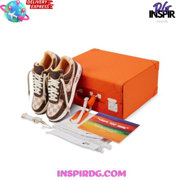 Nike x Louis Vuitton Air Force 1 ‘Brown Monogram’