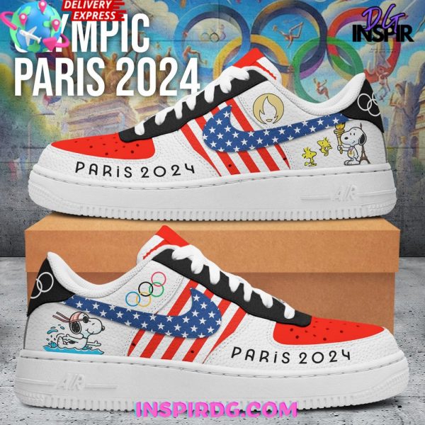 Olympic Paris 2024 Snoopy Nike Air Force 1
