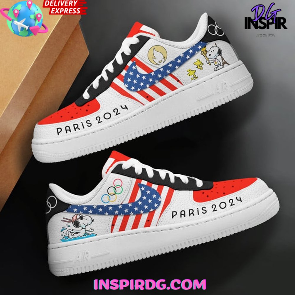 Olympic Paris 2024 Snoopy Nike Air Force 1 Olympic Paris 2024 Snoopy Nike Air Force 1