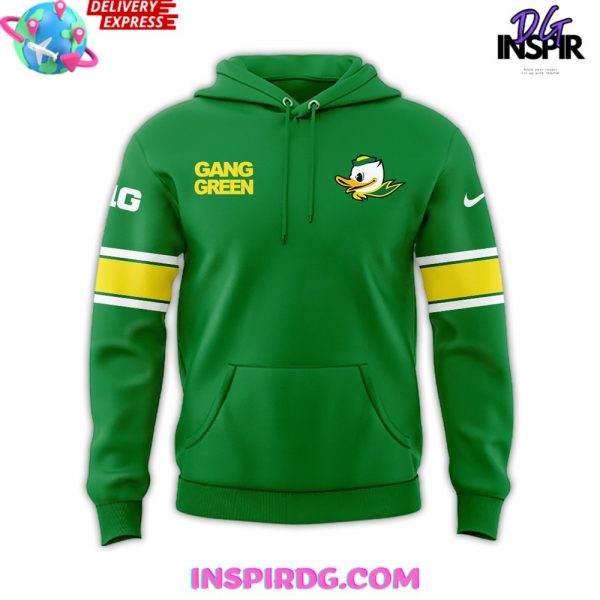 Oregon Ducks Gang Green Football Jersey