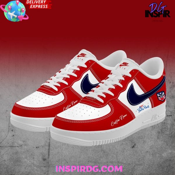 Puerto Rico Basketball Nike Air Force 1 Sneaker – Red