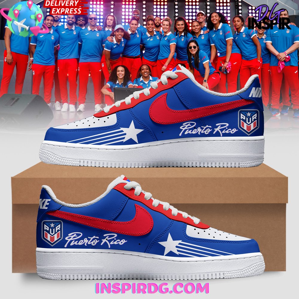 Puerto Rico Basketball Olympic Games Paris Nike Air Force 1 InspirDG