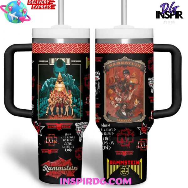 Premium Rammstein Rock Band Stanley Tumbler Cup 40z