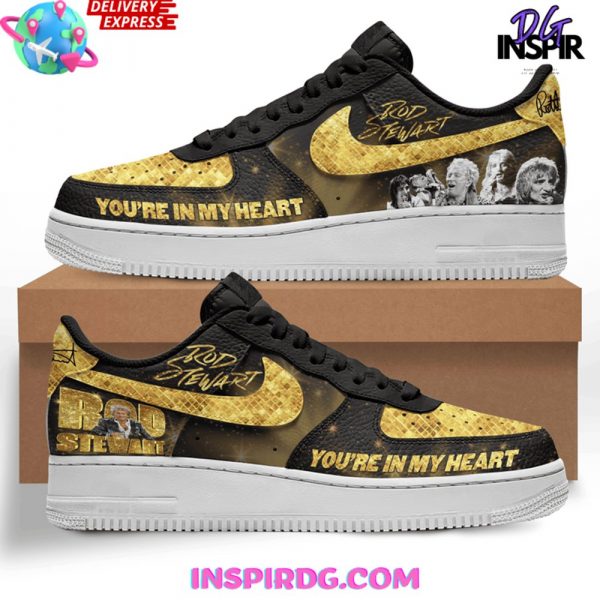 Rod Stewart Golden Luxury Nike Air Force 1