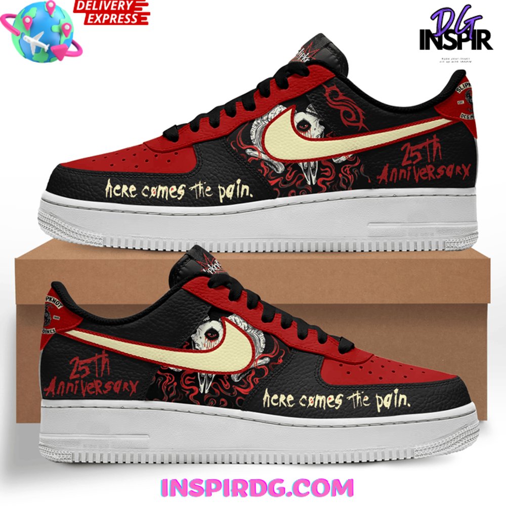 Slipknot 25th Anniversary Limited Edition Air Force 1 InspirDG