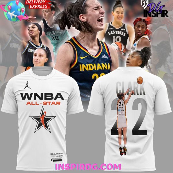 Special New 2024 WNBA Caitlin Clark Team All Star T-Shirt