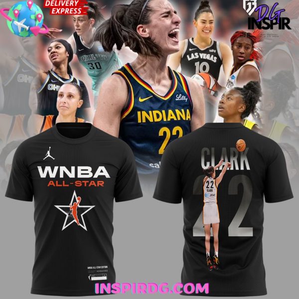 Special New 2024 WNBA Caitlin Clark Team All Star T-Shirt