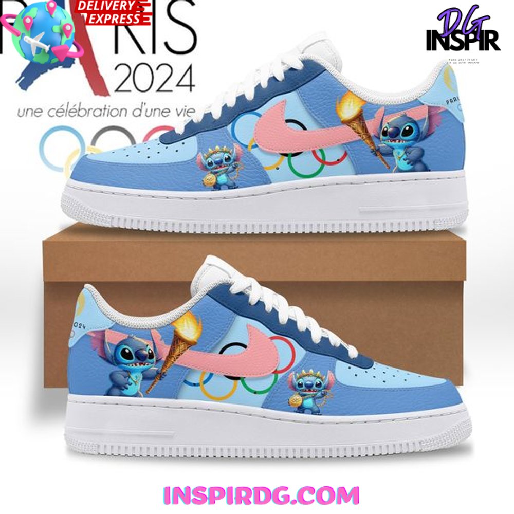 Stich x Olympic Paris 2024 Nike Air Force 1 Stich x Olympic Paris 2024 Nike Air Force 1