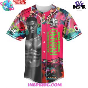 Kid Cudi Insano World Tour Custom Baseball Jersey