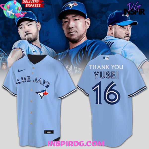 Thank You Yusei Toronto Blue Jays Baseball Jerey