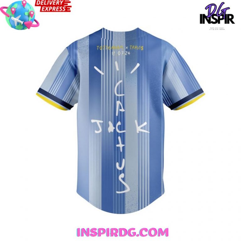 Tottenham x Travis Scott Limited Edition Baseball Jersey - InspirDG