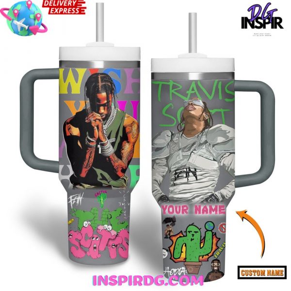 Travis Scott LA FLAME Stanley Tumbler Cup 40oz
