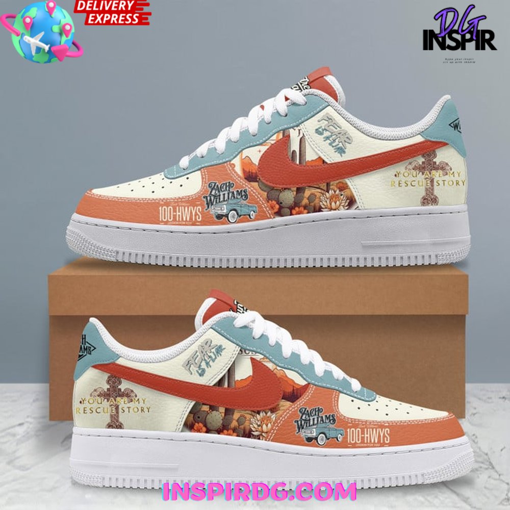 Zach Williams Fear Is A Liar Nike Air Force 1 Zach Williams Fear Is A Liar Nike Air Force 1