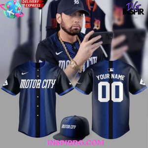 Detroit Tigers Motor City Customized Baseball Jersey InspirDG