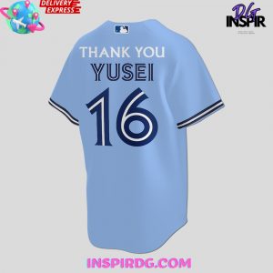 Thank You Yusei Toronto Blue Jays Baseball Jerey