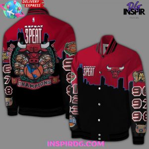 Michael Jordan Chicago Bulls 2024 Baseball Jacket InspirDG