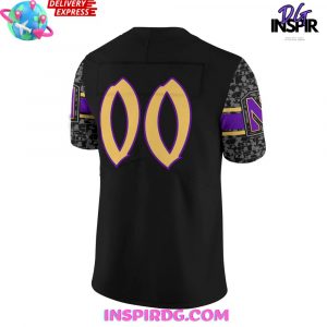 Northwestern Wildcats Black Gothic Football Jersey