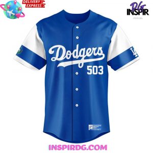 Los Angeles Dodgers Salvadoran Heritage Night 2024 Baseball Jersey