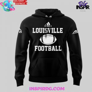 Louisville Cardinals Football 2024 Black Hoodie