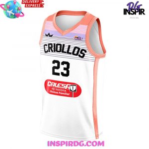 Criollos de Caguas 2024 White Basketball Jersey