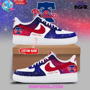 Philadelphia Phillies Gradient Color Nike Air Force 1
