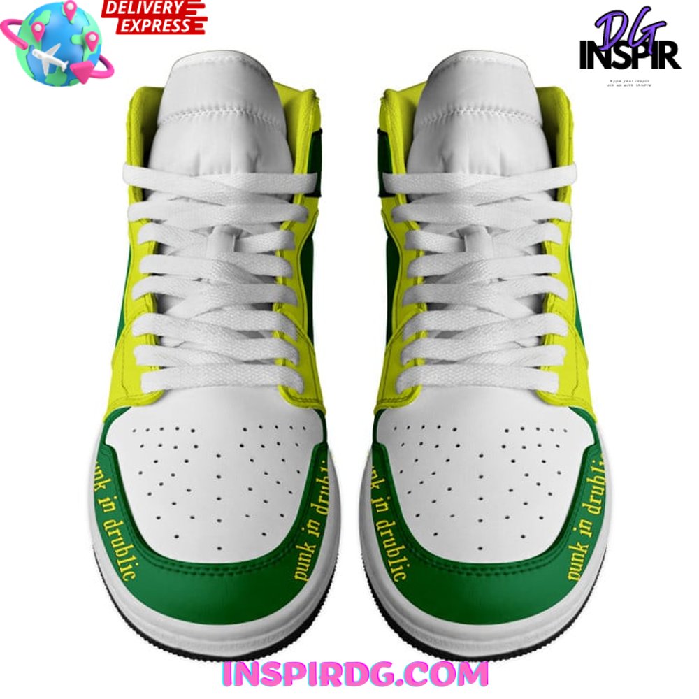 NOFX Punk in Drublic Limited Edition Air Jordan 1 Sneaker NOFX Punk in Drublic Limited Edition Air Jordan 1 Sneaker