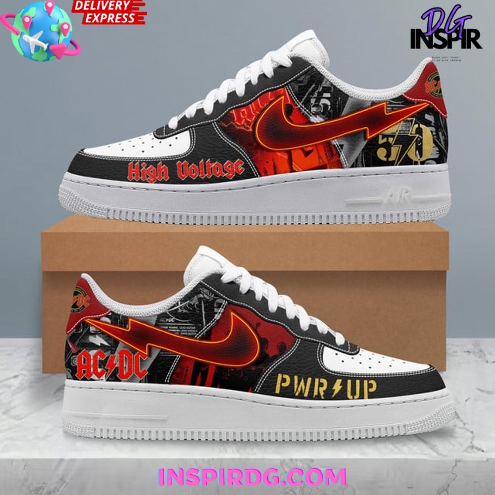 AC/DC High Voltage Power Up Limited Edition Air Force 1 - InspirDG