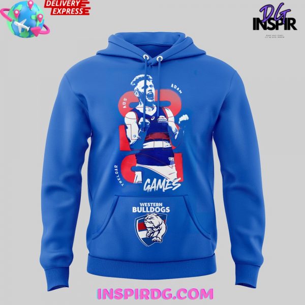 AFL Western Bulldogs Adam Treloar 250 Games Hoodie