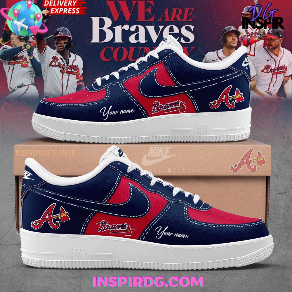 Atlanta Braves x Nike Limited Edition Air Force 1 InspirDG