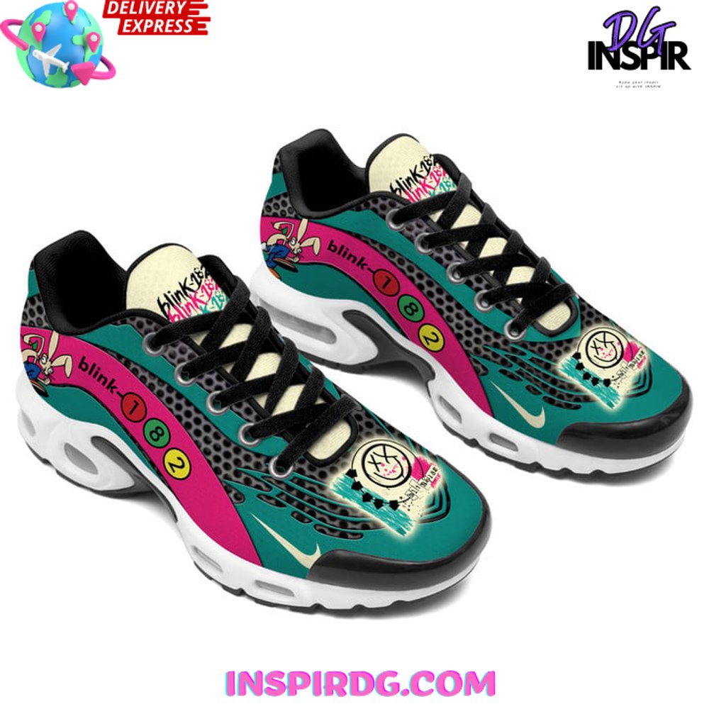 Blink 182 Cartoon Limited Edition Air Max Plus Shoes InspirDG