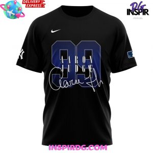 Aaron Judge Signature No 300 for No 99 Black T-Shirt