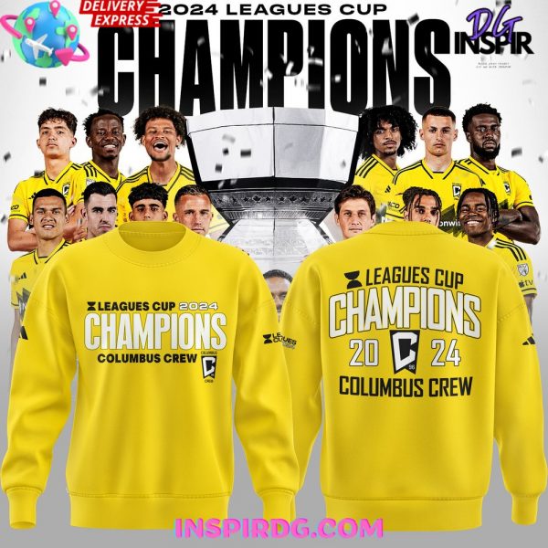 Columbus Crew Leagues Cup 2024 Champions Sweatshirt