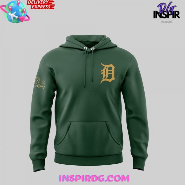 Detroit Tigers x House Of The Dragon Green Hoodie