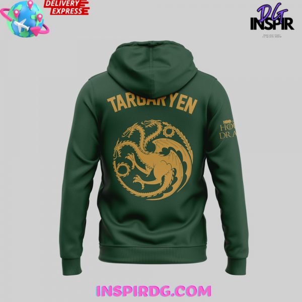 Detroit Tigers x House Of The Dragon Green Hoodie