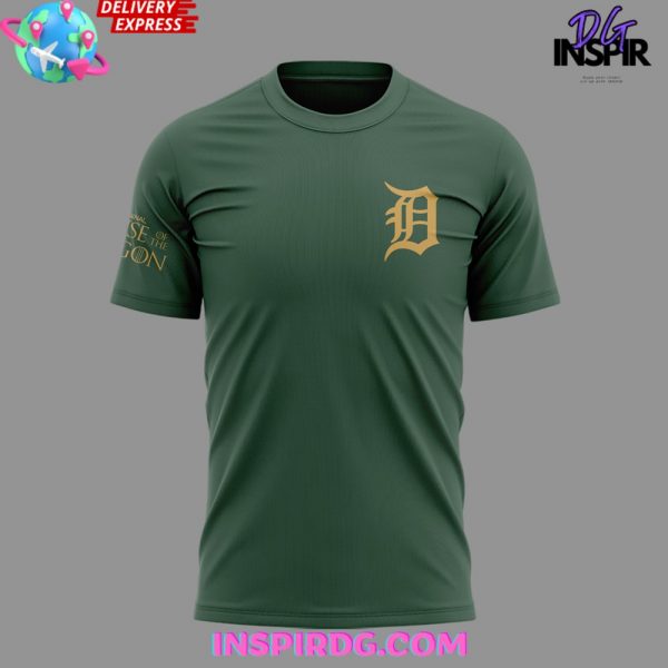 Detroit Tigers x House Of The Dragon Green T-Shirt