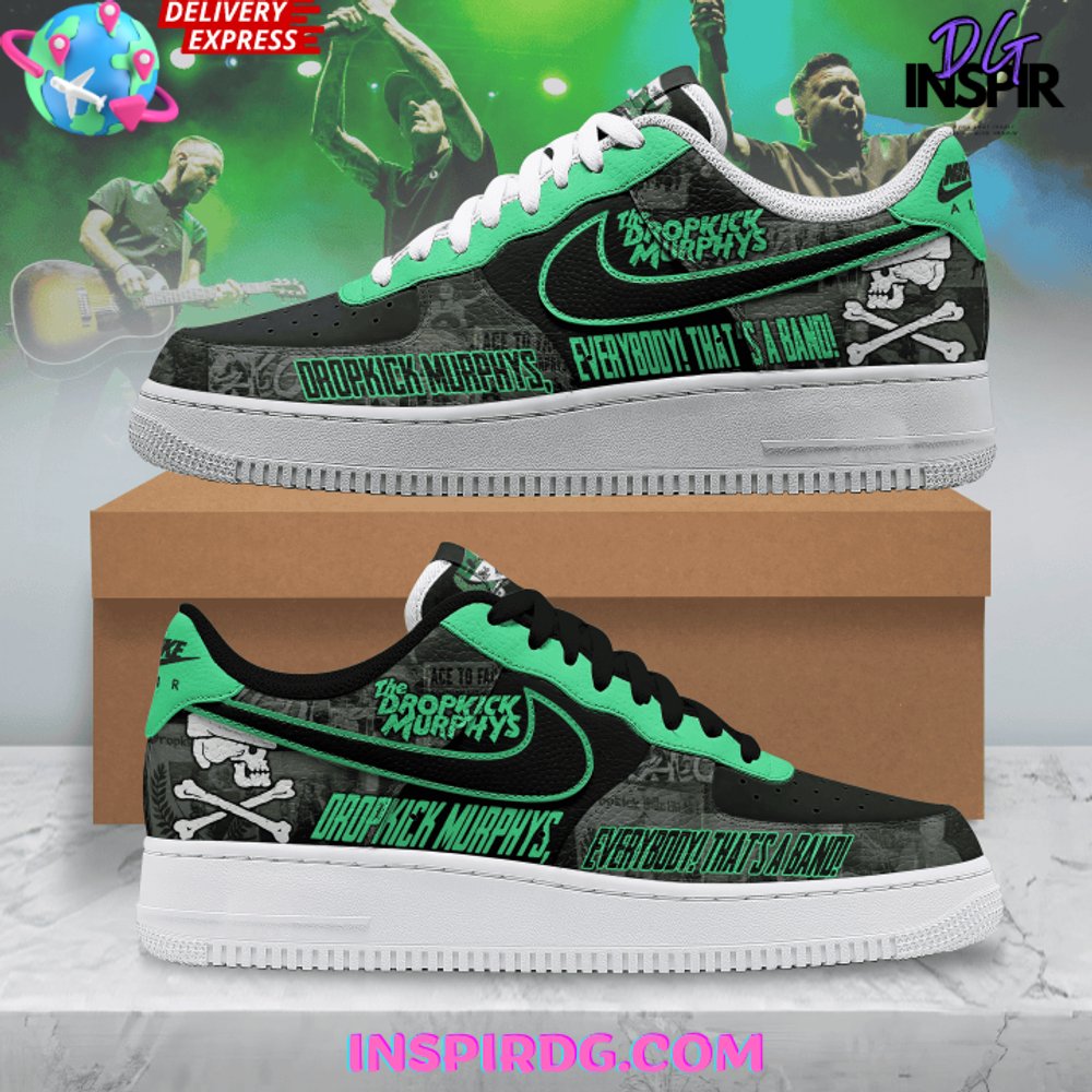 Dropkick Murphys Band Limited Edition Air Force 1 InspirDG