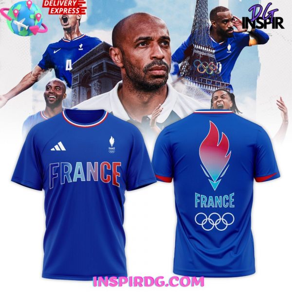 France National Football Team Olympic Paris 2024 T-Shirt