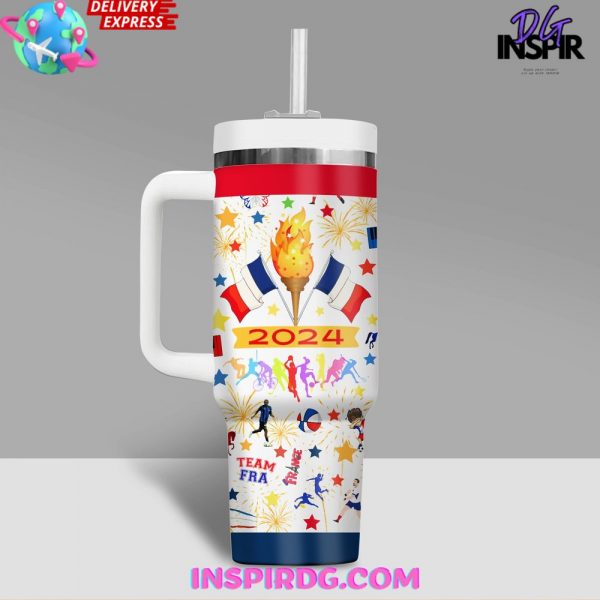 France Olympic Paris 2024 Stanley Tumbler Cup - Inspirdg