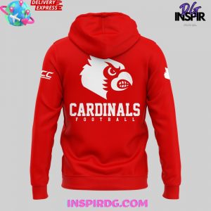 Louisville Cardinals Football 2024 Red Hoodie