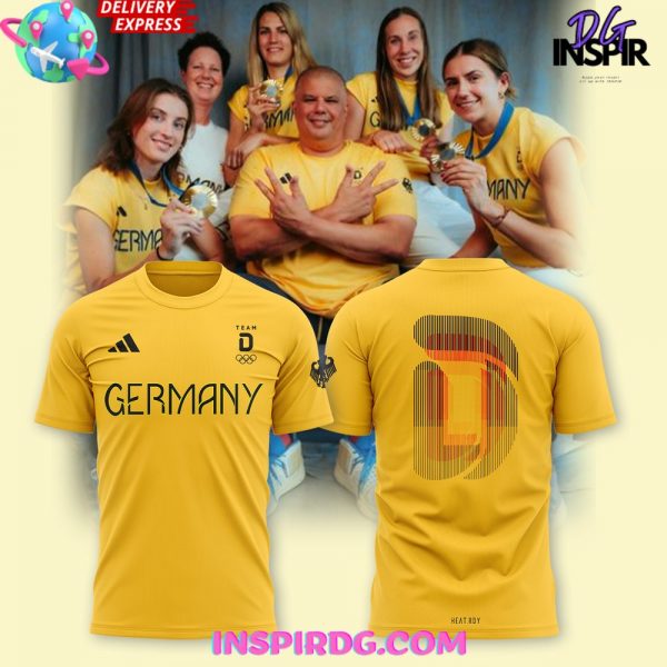 Germany Team D Olympic 2024 Yellow T-Shirt