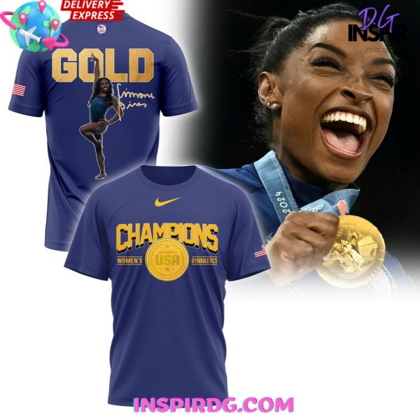Simone Biles USA Gymnastics Olympic Paris 2024 T-Shirt