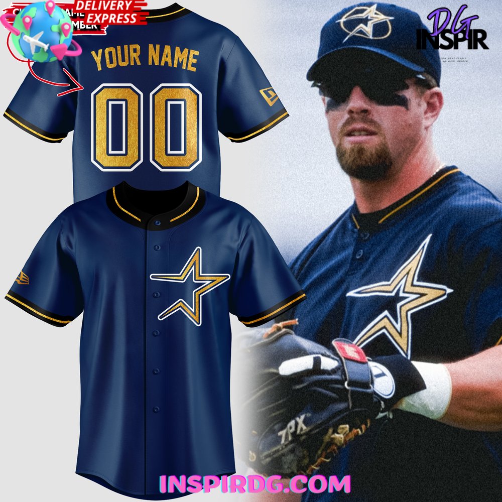 Houston Astros Star 2024 Customized Baseball Jersey InspirDG