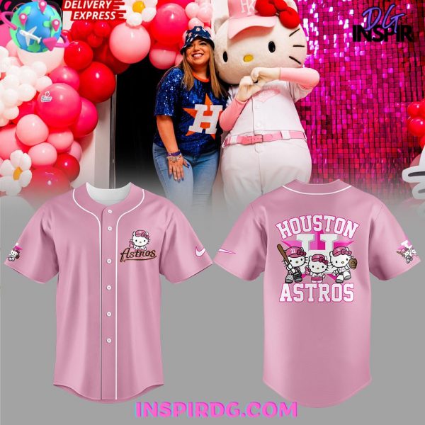 Houston Astros x Hello Kitty Baseball Jersey