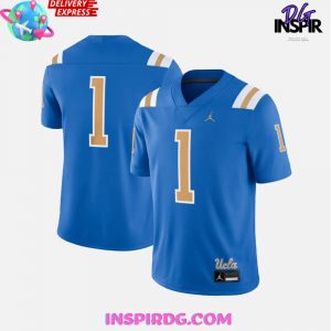 UCLA Bruins Jumpman Blue Football Jersey
