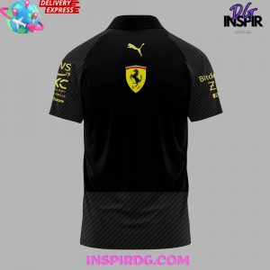 Scuderia Ferrari Italian GP 2024 Black Polo