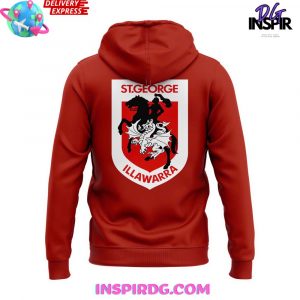 St George Illawarra Dragons Convoy 2024 Orange Hoodie