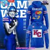 Kansas Jayhawks Football KC 2024 White Hoodie