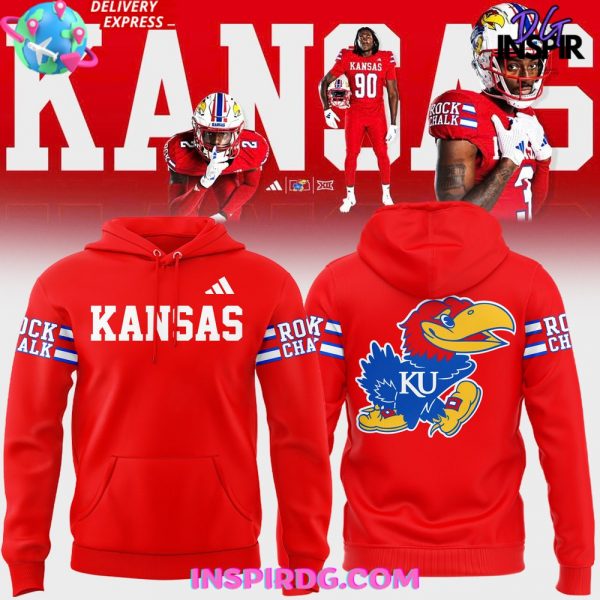 Kansas Jayhawks Rock Chalk 2024 Hoodie